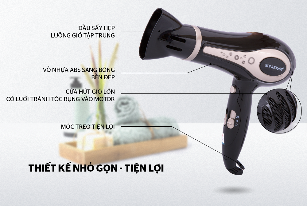 Máy sấy tóc SUNHOUSE SHD2317