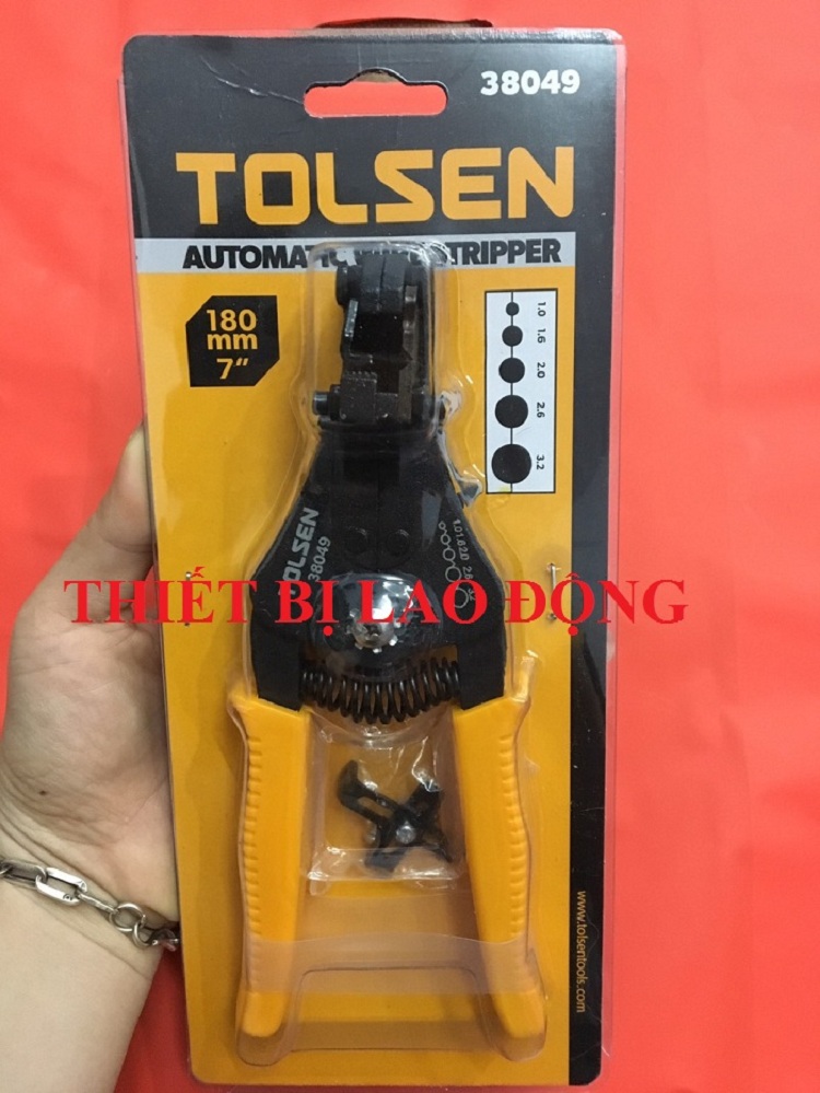 Kìm tuốt dây tự động Tolsen 38049