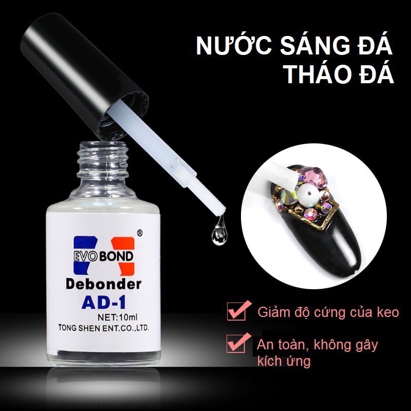 Nước sáng đá tháo móng úp.