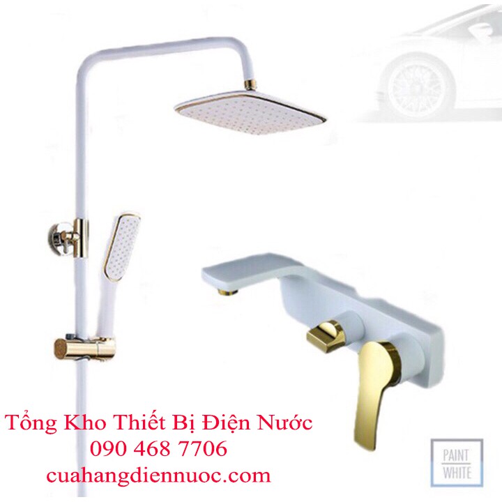 Bộ sen cây cao cấp trắng SC 15