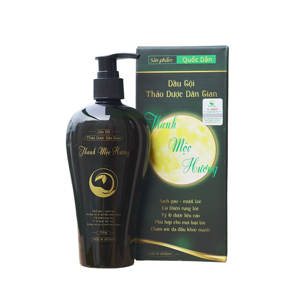 Dầu gội đầu THANH MỘC HƯƠNG 350g chống Nấm Đầu, giảm Rụng Tóc, Kích Thích Mọc Tóc