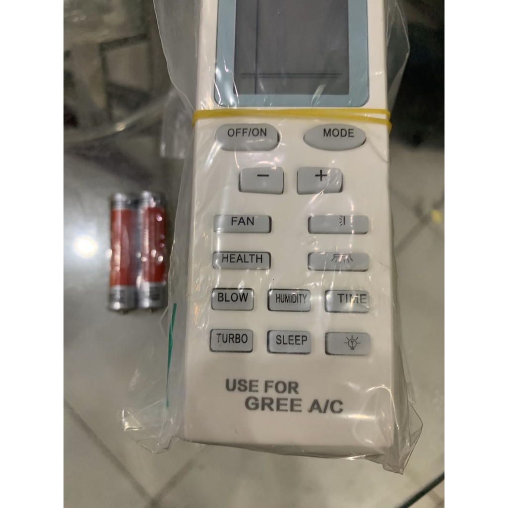 Remote máy lạnh gree mẫu 1 - điều khiển điều hòa gree mẫu 1