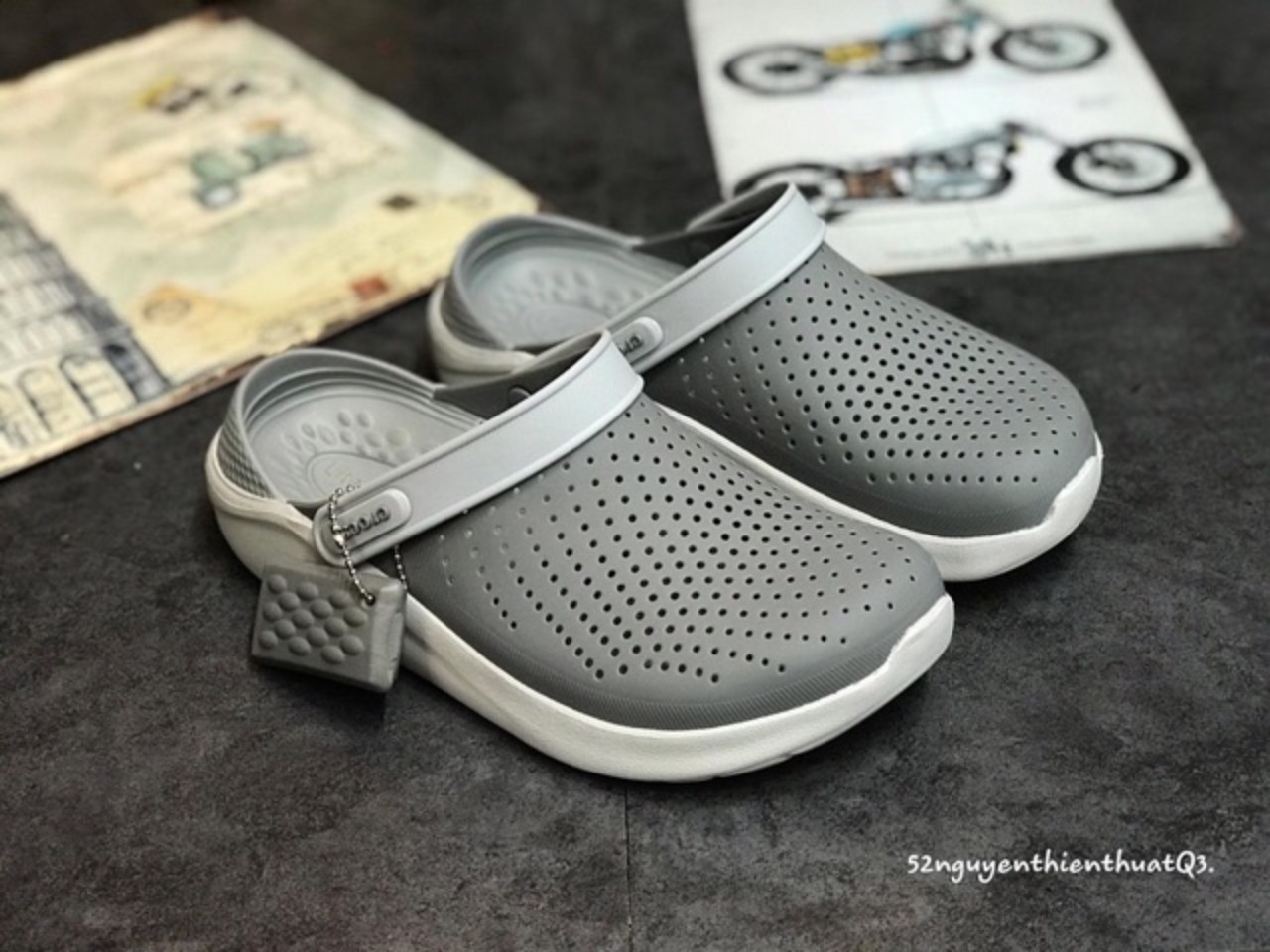 Sục Literide siêu mềm êm - màu xám