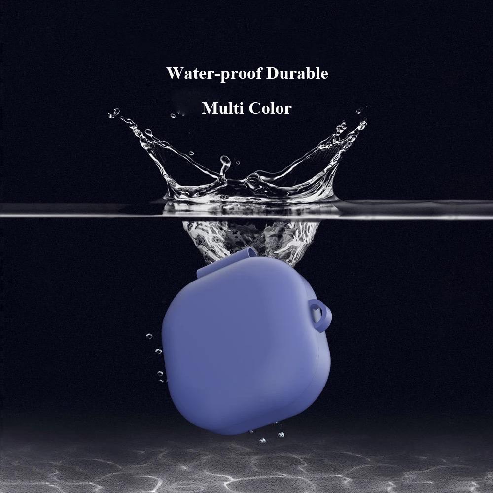 ◊◇☬ [PA] - Samsung Galaxy Buds Live / Buds Pro Galaxy Buds 2 / 2 Pro Silicone Soft Back Case Cover With Hook