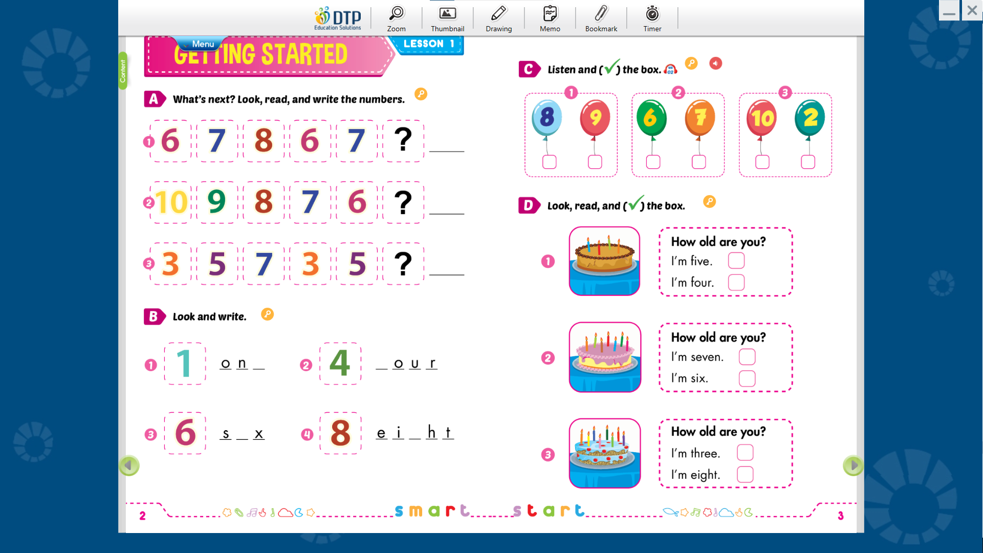 [E-BOOK] Tiếng Anh 2 i-Learn Smart Start Sách mềm sách bài tập