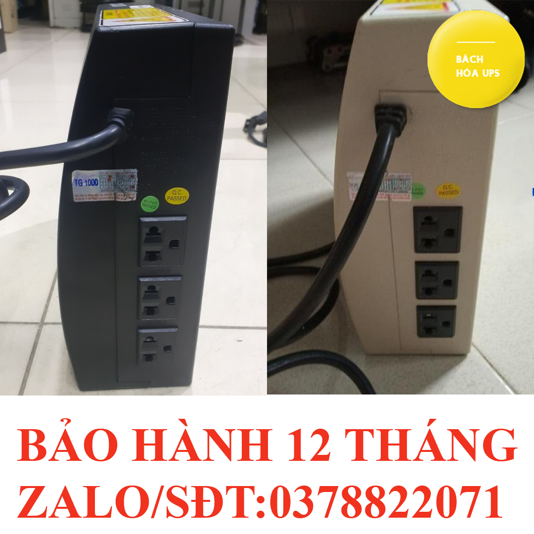 Bộ lưu điện (UPS) SANTAK 1000VA/600W (bao gồm ắc quy - BH: 12 tháng)