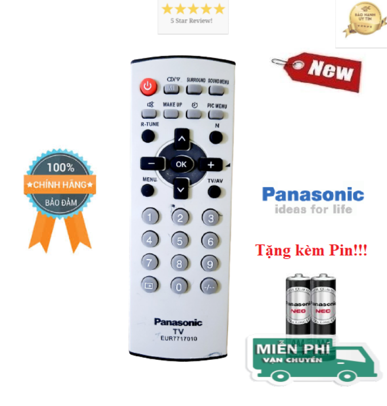 Bảng giá Điều khiển tivi panasonic đời cũ- Hàng tốt chính hãng Panasonic- ALEX - TẶNG KÈM PIN