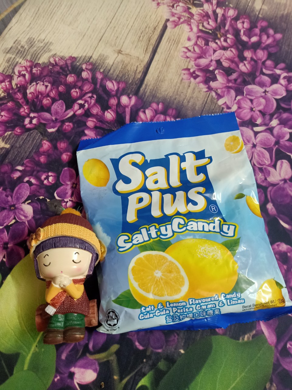 Kẹo chanh muối Salt Plus Malaysia gói 120g