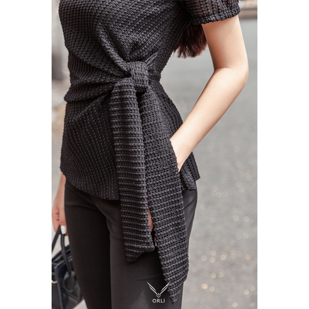Áo thun cột eo công sở thanh lịch, Jorie Shirt - Orli Label