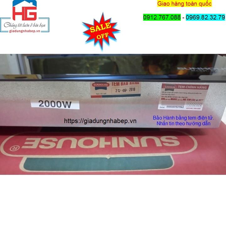 Bếp đôi từ hồng ngoại Sunhouse SHB-EI02
