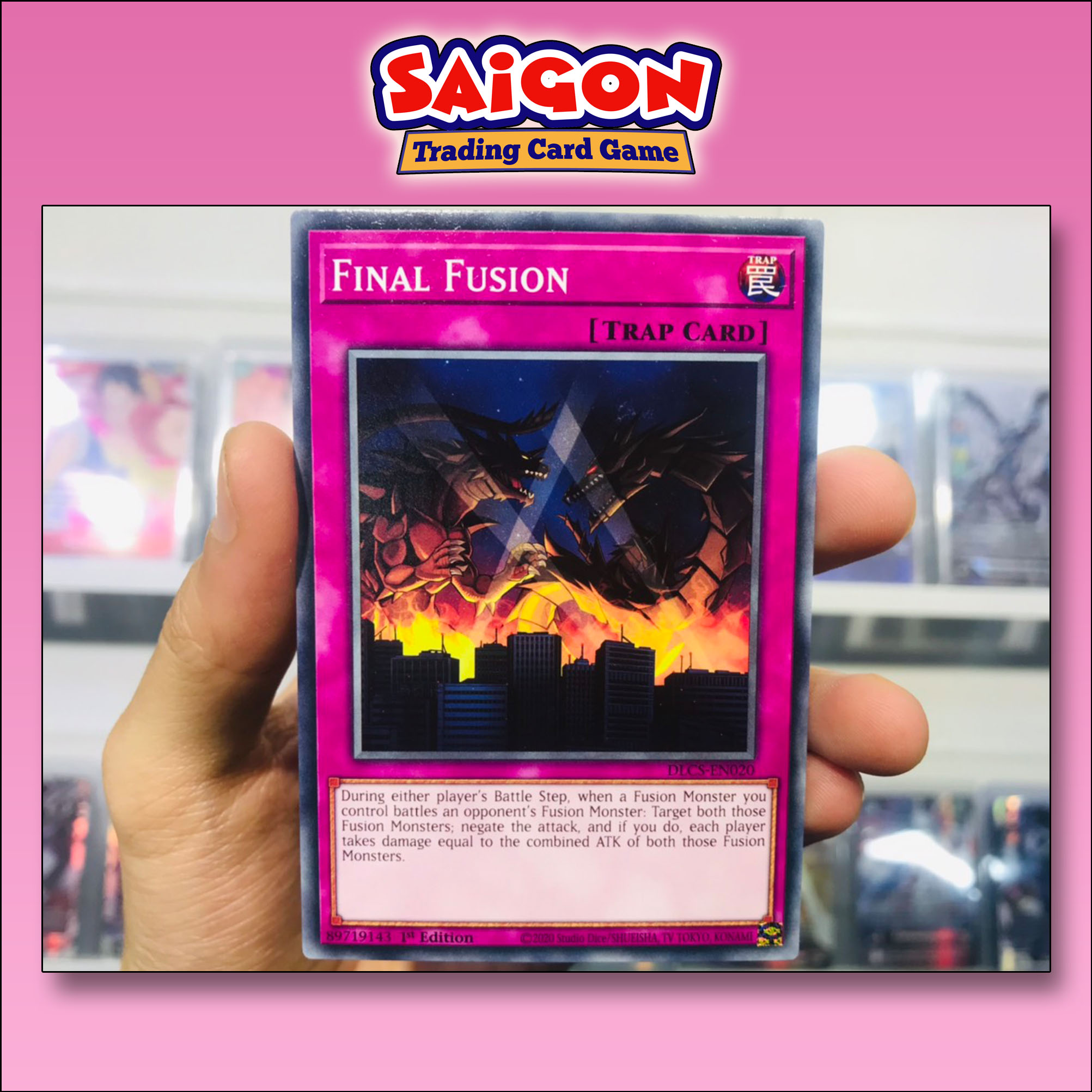 Thẻ bài yugioh mã dlcs-en020 - final fusion - common - 1st edition