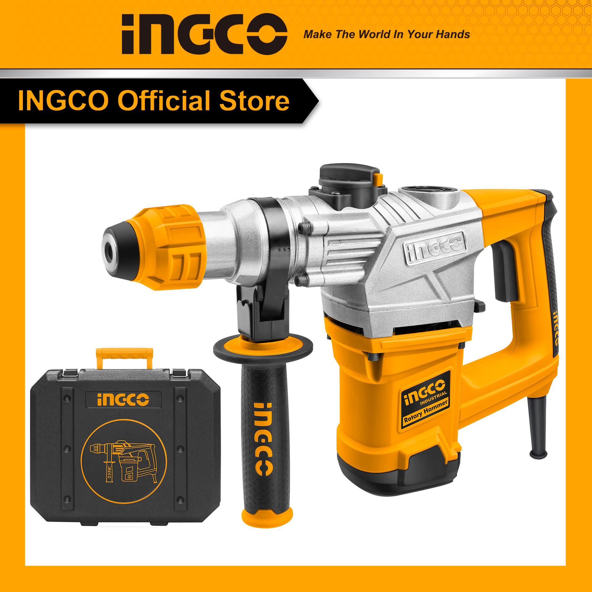 Ingco máy khoan đục-1250w rh12008