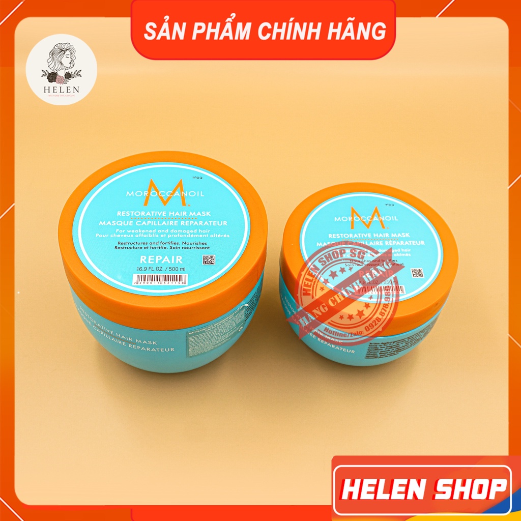 Mặt Nạ Hấp Ủ Tóc MOROCCANOIL REPAIR MASK RESTORE 250ml