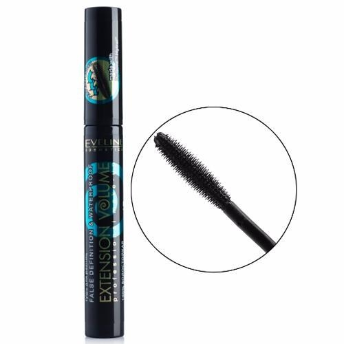 Mascara Eveline Extension Voolume không lem, dày và dài mi 10ml