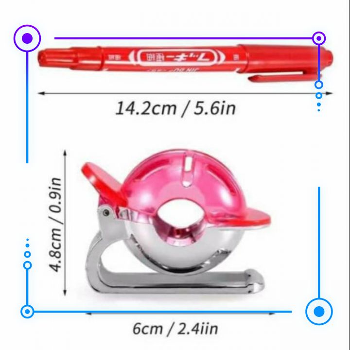 Dụng Cụ Kẻ Line Bóng Golf - Dụng Cụ Đánh Dấu Bóng
