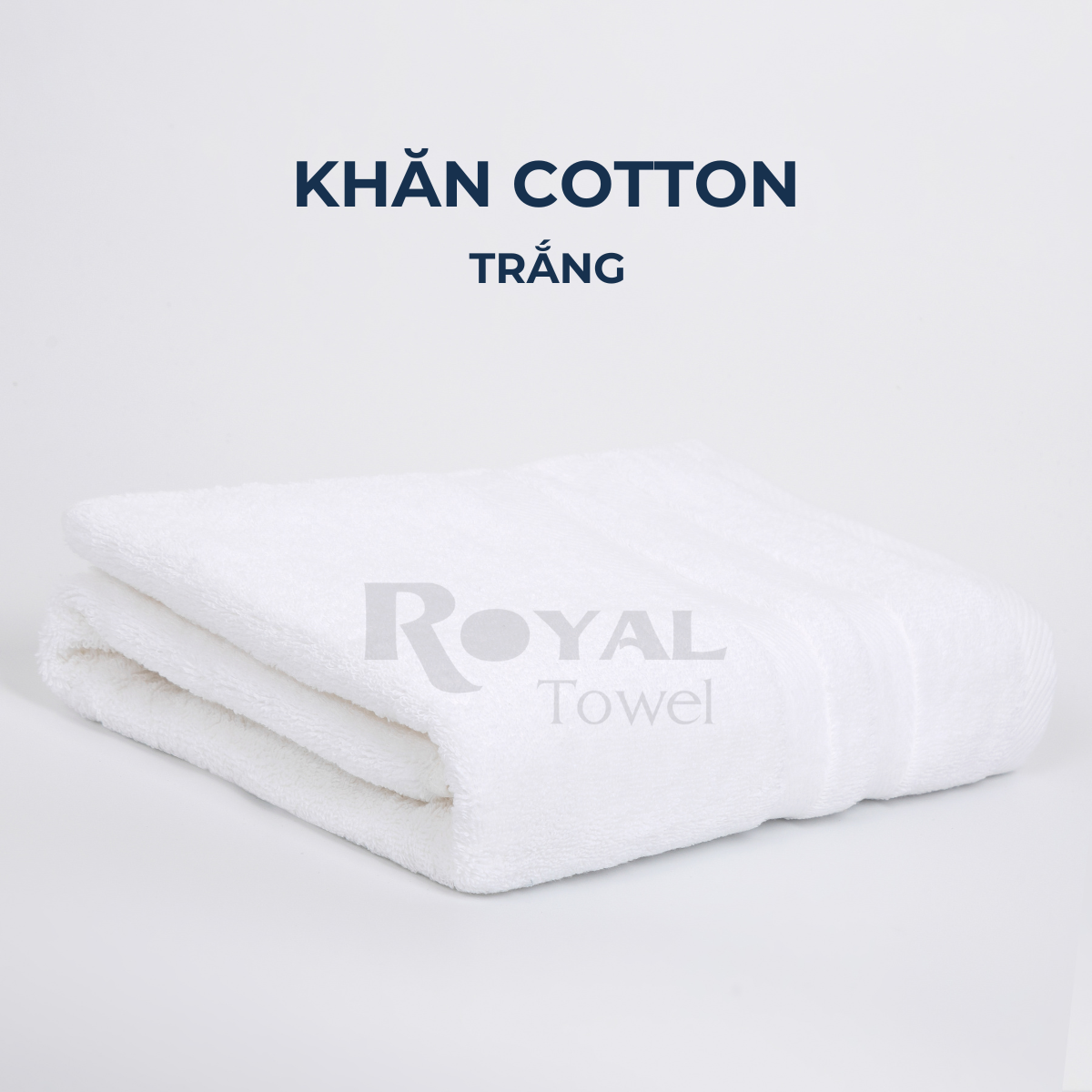 Khăn Tắm Khăn Gội Đầu Khăn Lau Mặt ROYAL TOWEL Dùng Cho Gia Đình Spa Khách Sạn 100% Cotton Thấm Hút Không Ra Màu