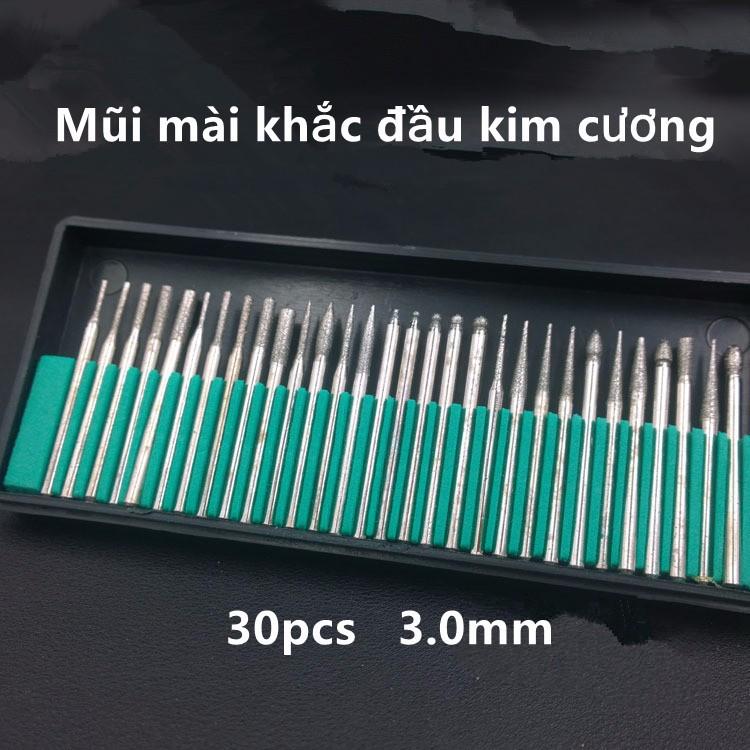 Bộ đầu mài kim cương đa năng 30 chi tiết
