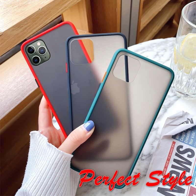 Ốp lưng IPhone 12 mini / iphone 12 / iphone 12 pro / iphone 12 pro max cao su non trong nhám viền màu
