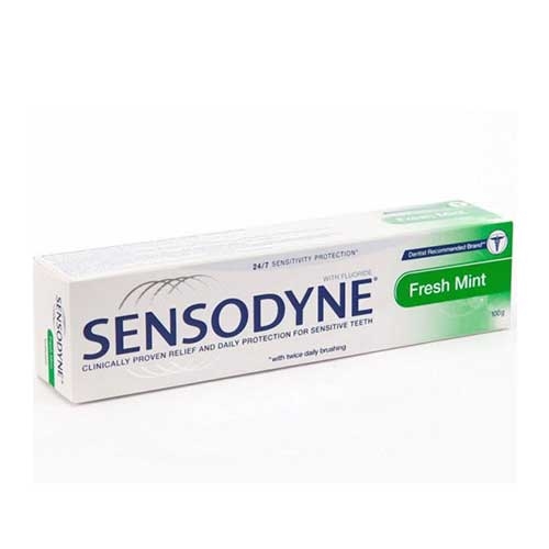 Kem đánh răng Sensodyne Fresh Mint giảm ê buốt 24/7 100g