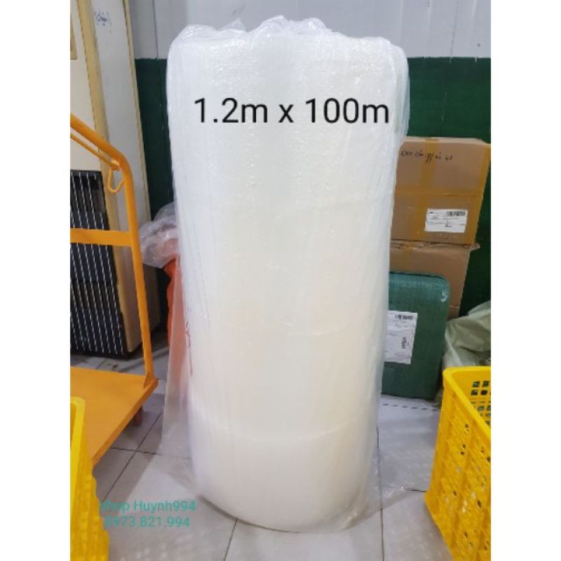 Cuộn Xốp Bong bóng 100m x 1.2m Gói hàng Chống sốc - Cuộn bóng khí, Màng xốp hơi