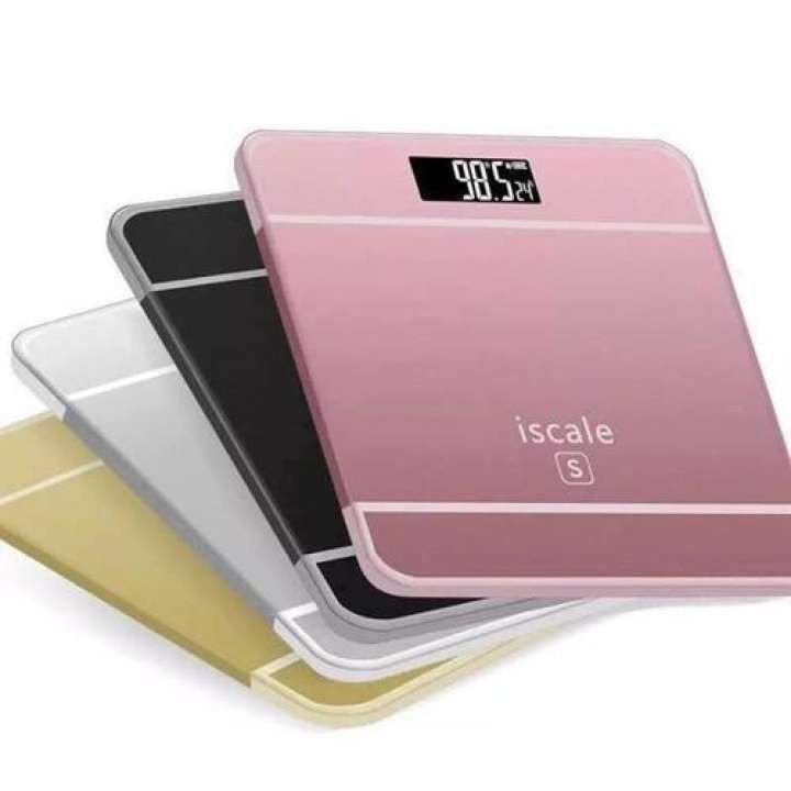 (TẶNG KÈM PIN) CÂN SỨC KHỎE CAO CẤP CHỊU LỰC LÊN ĐẾN 180KG - CÂN ĐIỆN TỬ ISCALE MẶT KÍNH CƯỜNG LỰC CAO CẤP - GIAO HÀNG NHANH