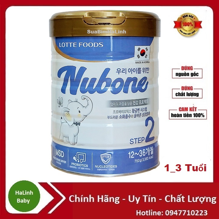 Sữa Bột Nubone Plus+ 750gr (Date 2026)