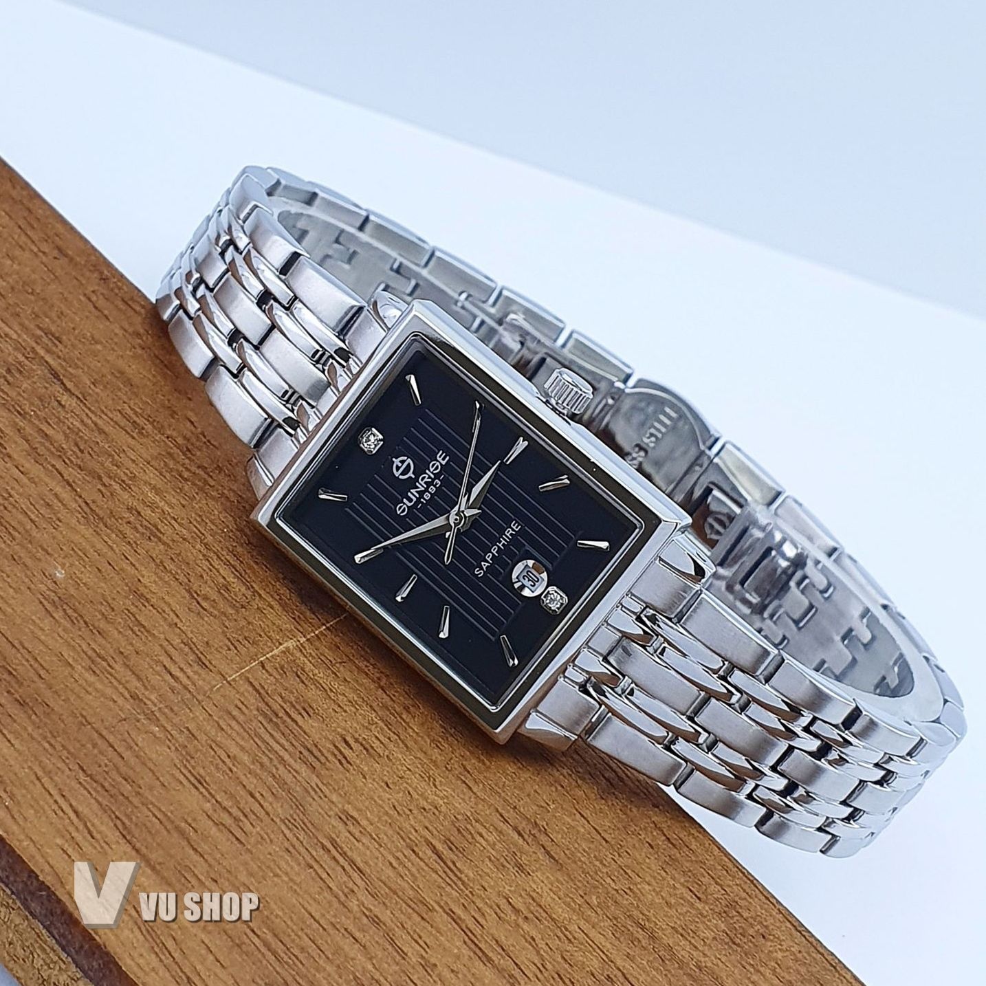 Đồng hồ nữ Sunrise 2190SA Kính Sapphire Chính hãng