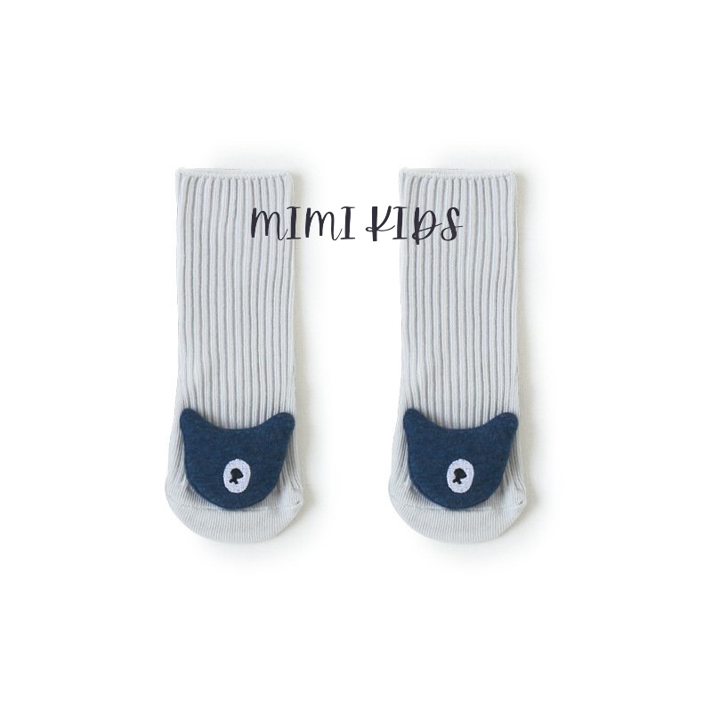 Tất vớ cao cổ cho bé sơ sinh, tất trẻ em hình thú cao cấp có chống trượt Mimi Kids T06