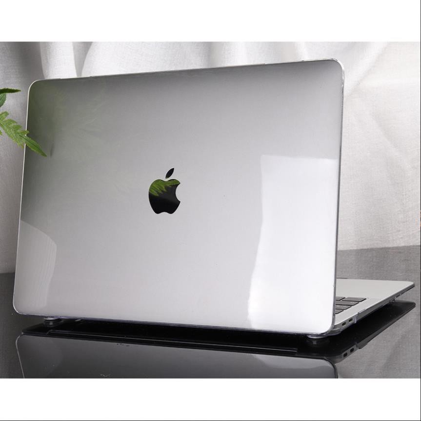 [3-IN-1] Ốp Macbook, Case Macbook Màu Trong Suốt (Tặng Nút Chống Bụi, Kẹp Chống Gẫy Sạc)