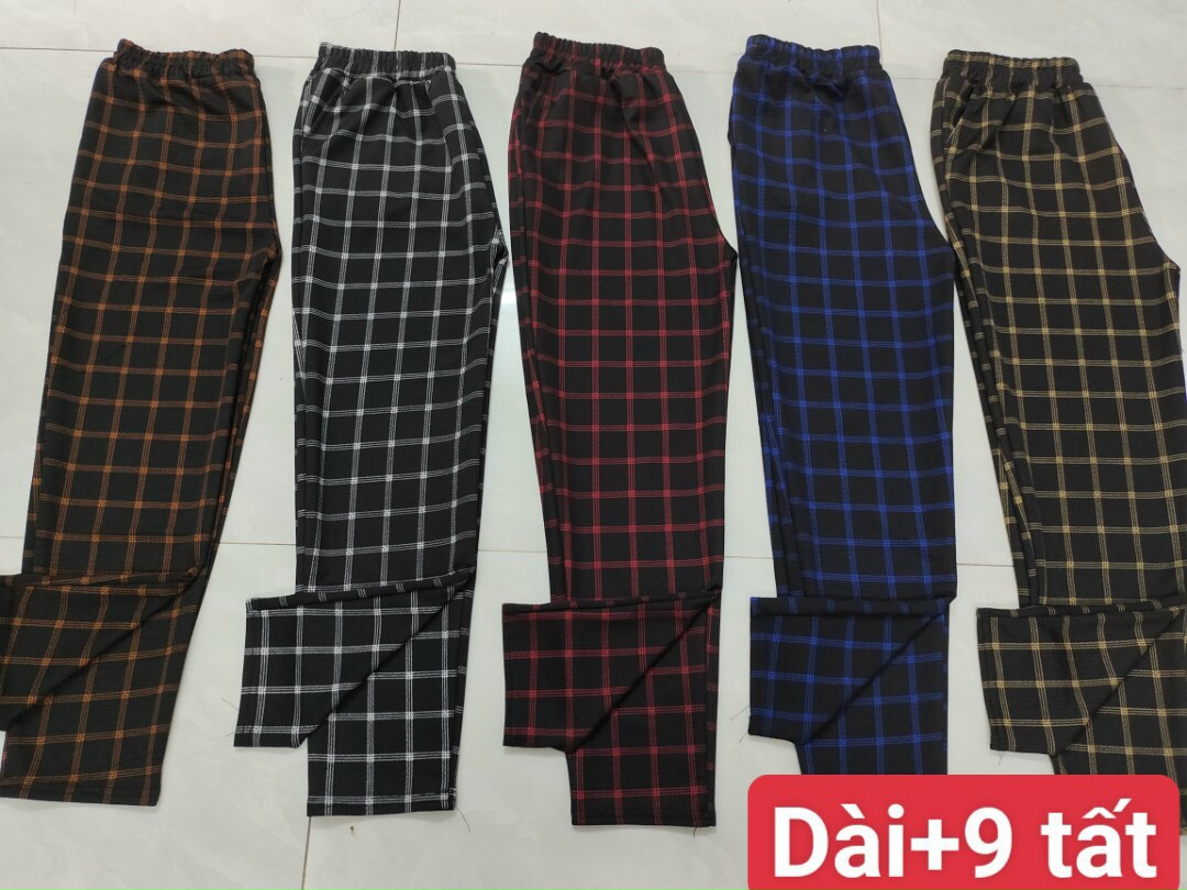 Combo 3 quần 100k ,sọc karro ,chất mặc cực thích