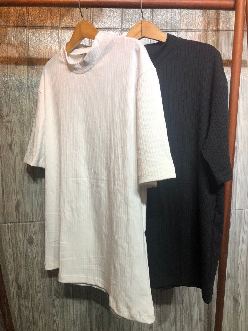 Áo thun Stee Cổ cao TIP CVC Unisex