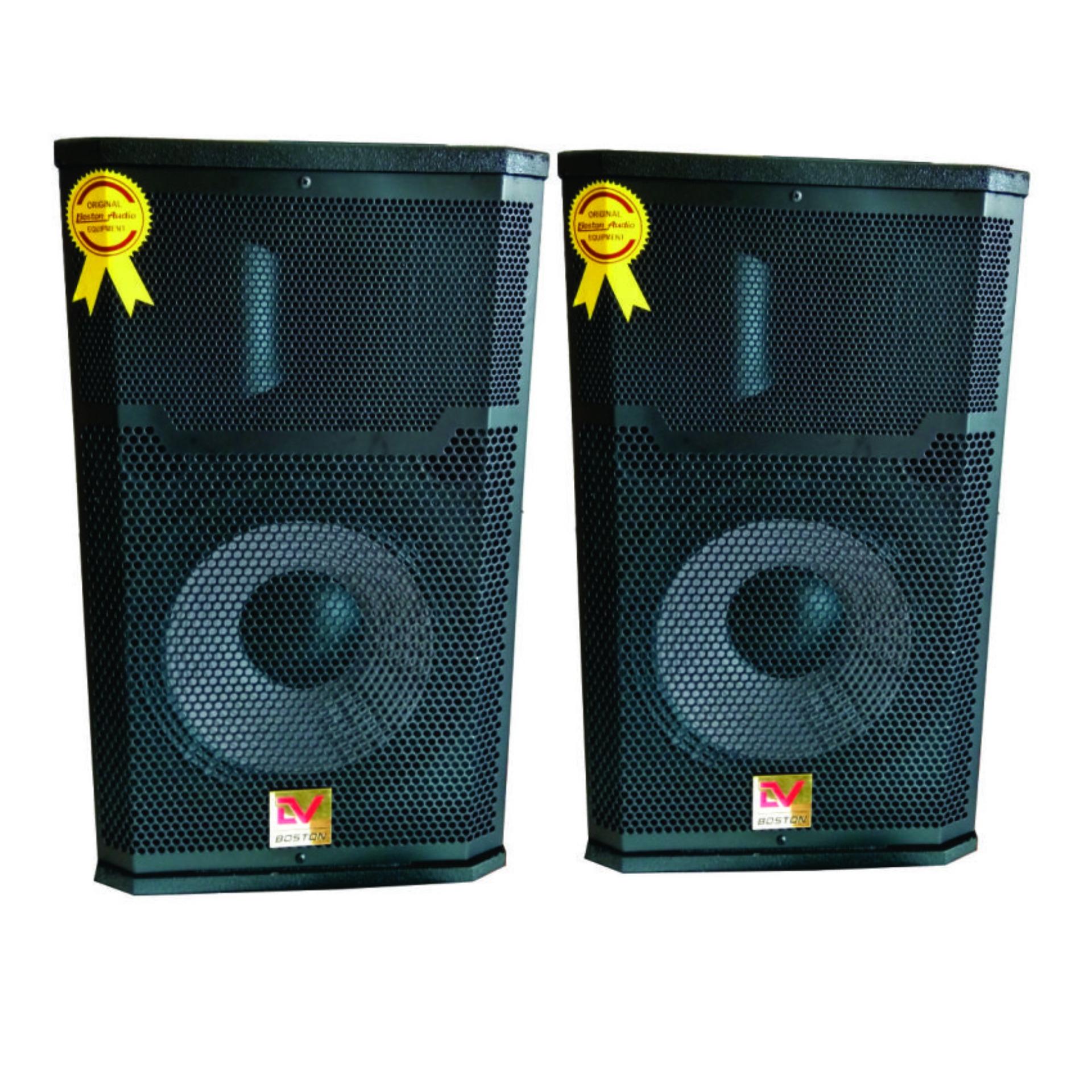 vỏ thùng loa kéo xách tay 2 bass 20cm bọc da -lưới vải