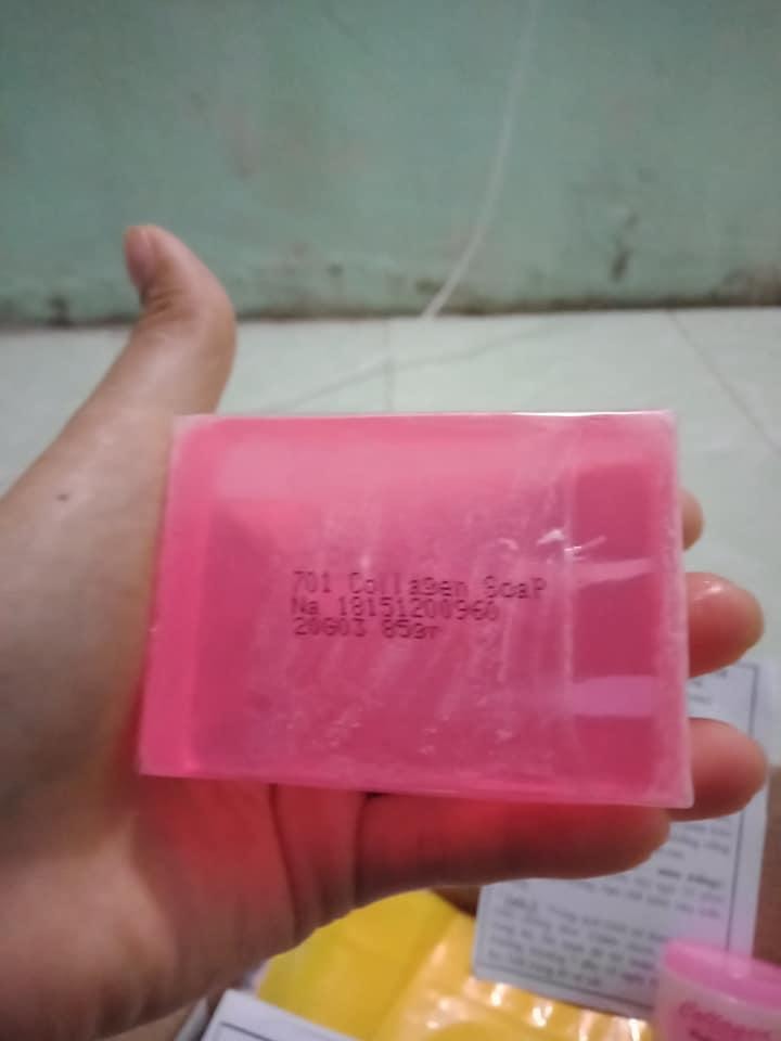 SOAP rửa mặt COLLAGEN VIT E giúp sạch da
