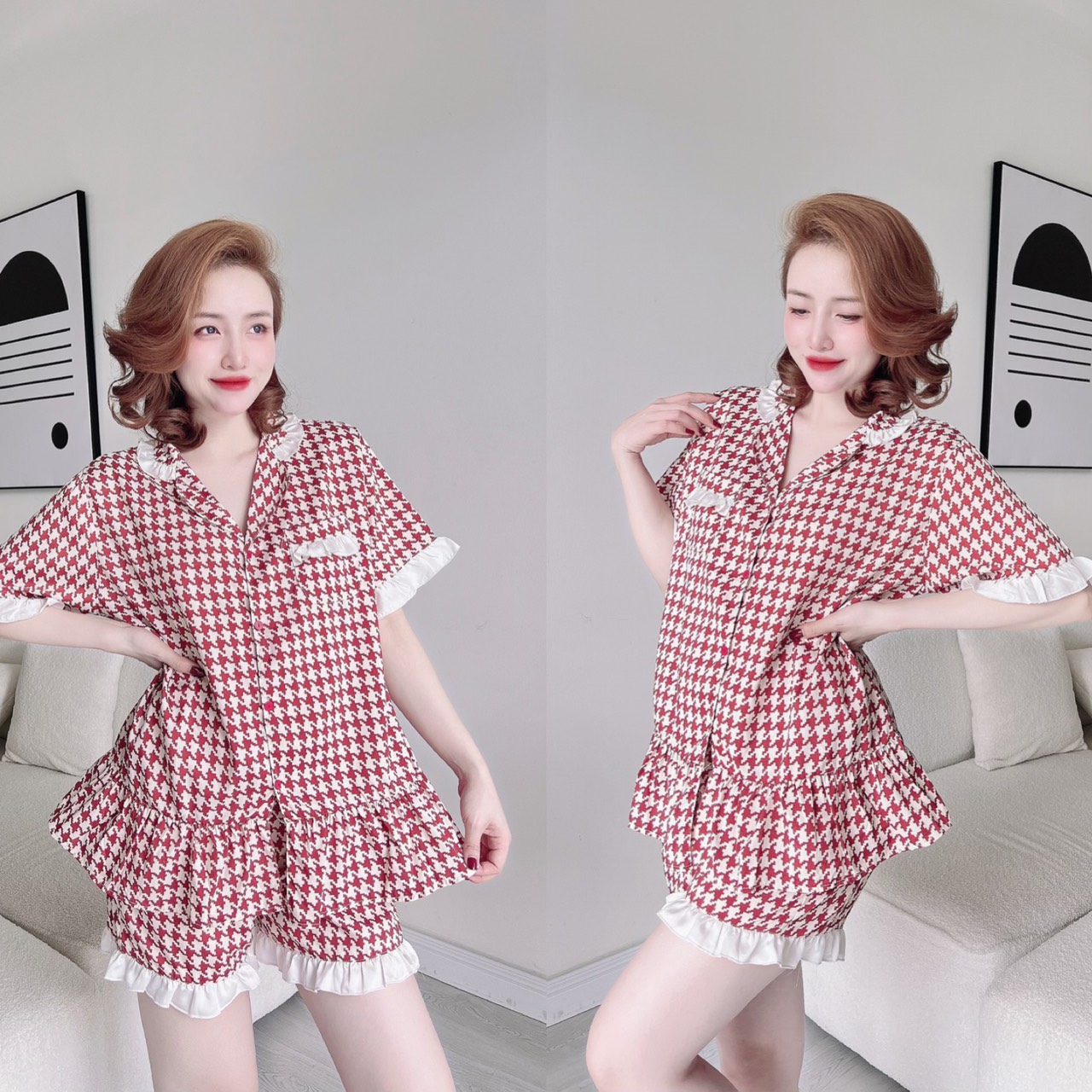 Đồ Bộ Thun Lạnh in 3D 65-85kg Bigsize cao cấp M