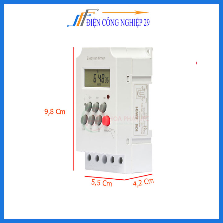 Công tắc hẹn giờ kg316 t-ii/ 25a 16 thiết bị điện giá tốt timer tuần