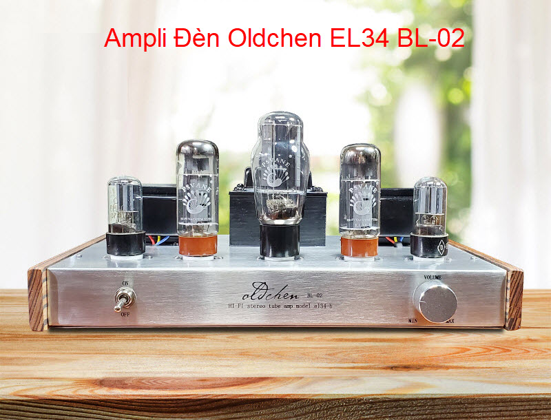 [Trả góp 0%]Ampli đèn Oldchen EL34 BL-02 công suất 10w/ 1 kênh chất âm mềm mại - chi tiết - mê hoặc lòng người