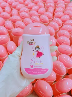 Dung Dich Vệ Sinh Honey Pink - Bướm Hồng Xinh 200ml