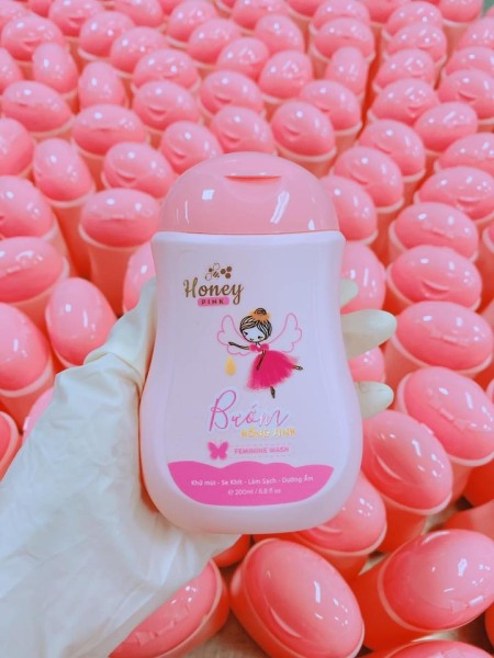 Dung Dich Vệ Sinh Honey Pink - Bướm Hồng Xinh 200ml cao cấp