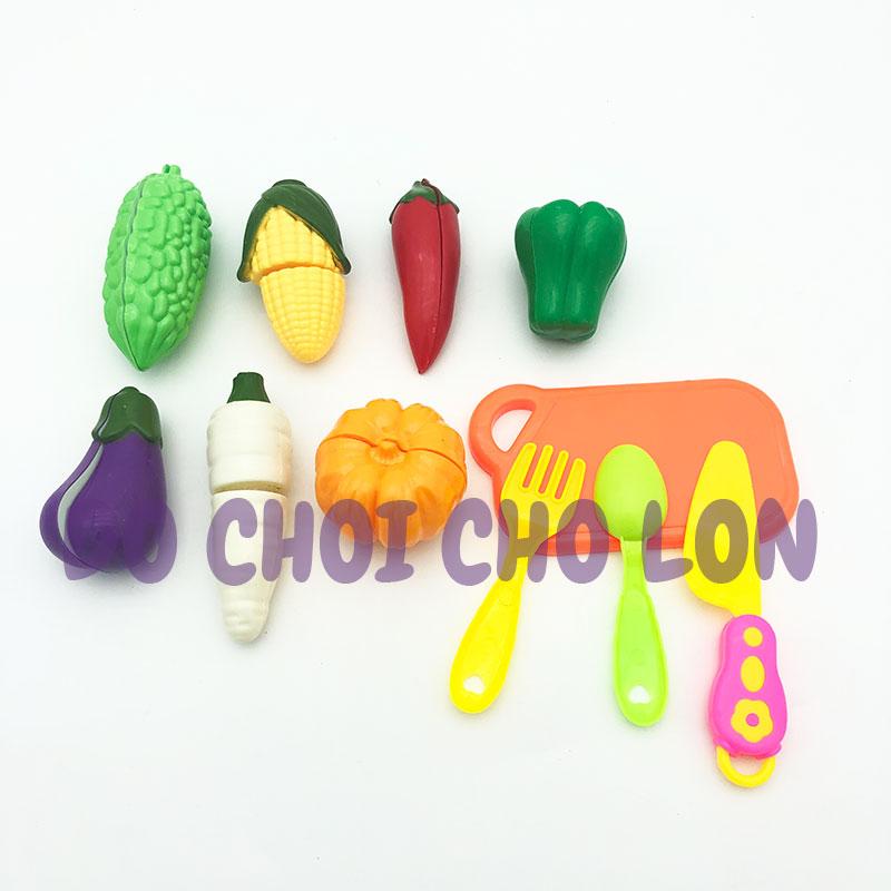 Bộ đồ chơi túi rau củ quả cắt