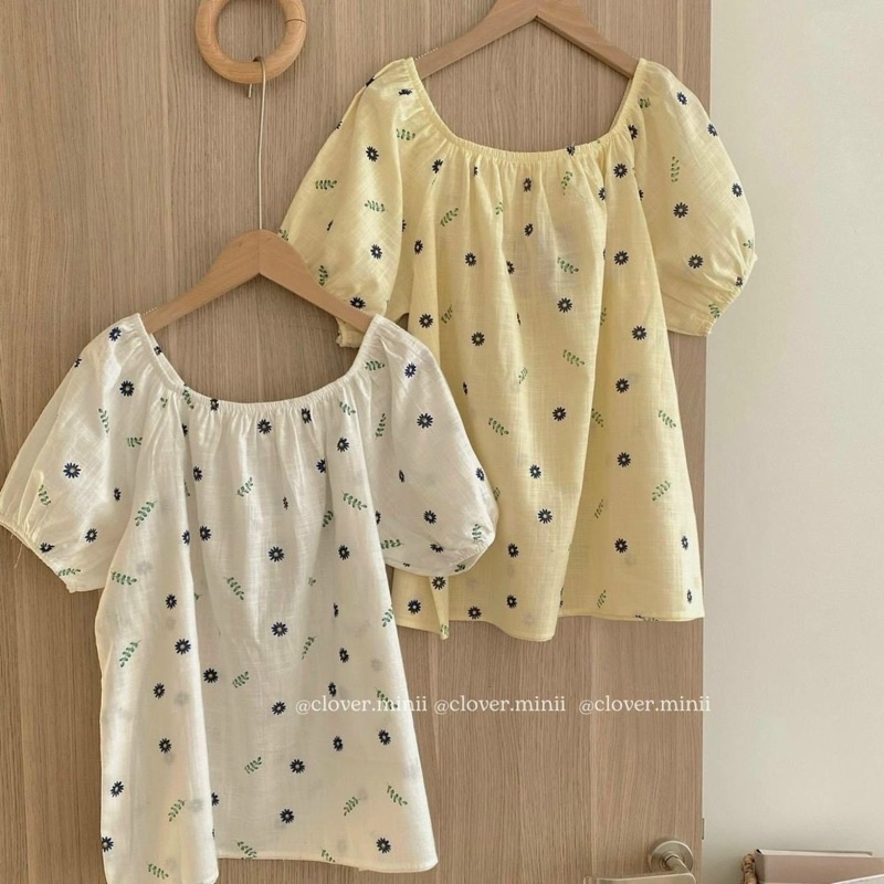 vải thô linen hoa cam đất