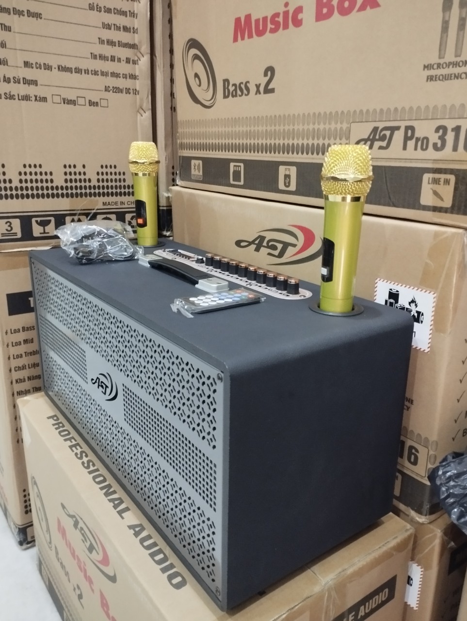Loa AT mới ra mắt con loa AT Pro 316. 2 MICRO (Tặng kèm 2 cặp pin)
