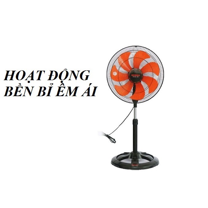 Combo 02 Quạt Senko Lts1636 tặng móc dán tường (giao màu ngẫu nhiên)