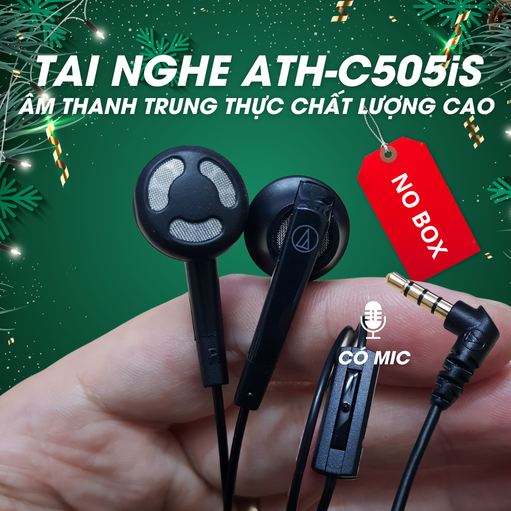 Headset Audio Technica ath-c505is, with Mic, black, NoBox