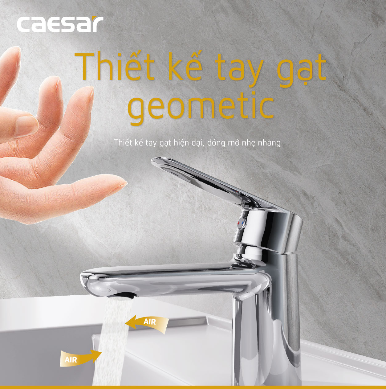 Hot and Cold Faucet B380Cu