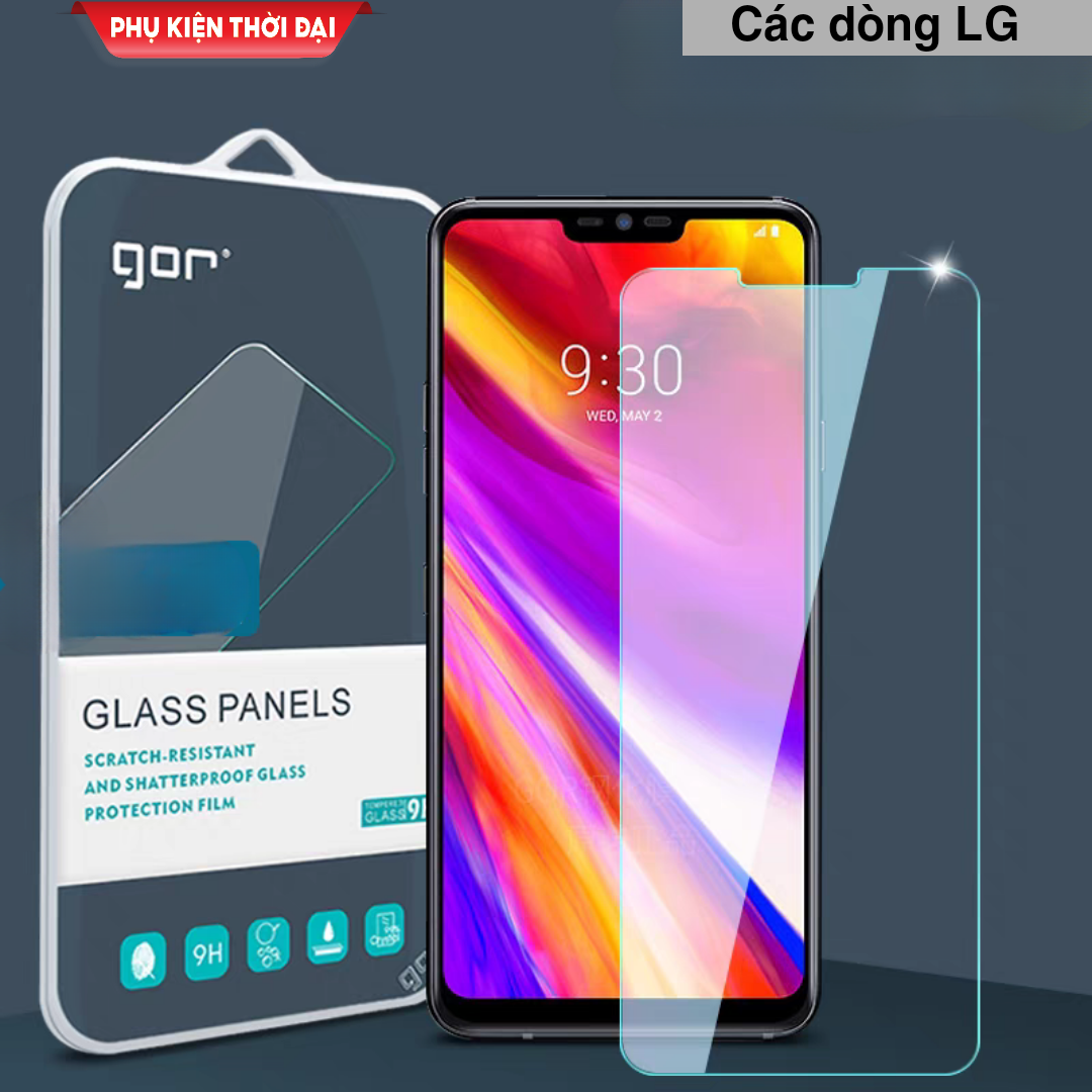 Cường lực gor lg v50s / lg v60 / lg g7 / lg g8 trơn mượt trong suốt cao cấp