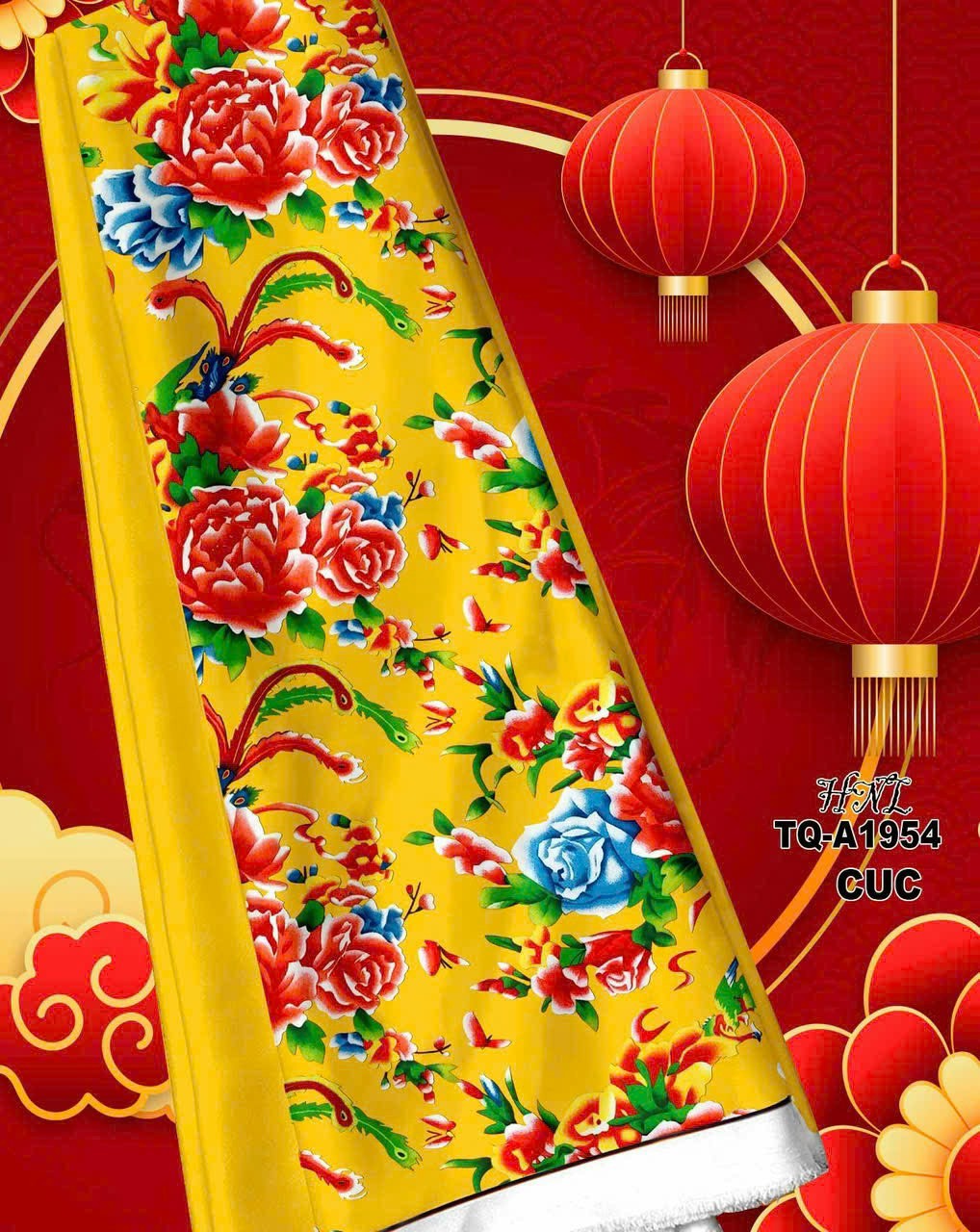 VẢI LỤA LONG PHỤNG 1301241610 ( KHỔ 1M5)
