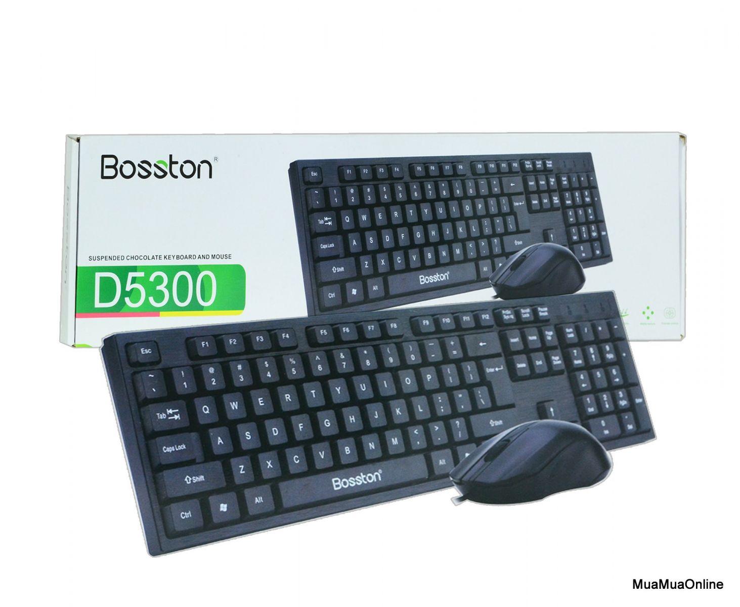 Bộ chuột và bàn phím bosston d5300 có dây