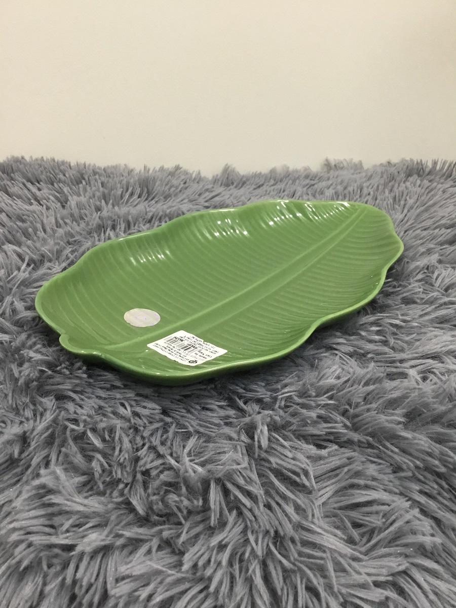 DĨA LÁ CHUỐI 32.5 CM - GỐM SỨ CƯỜNG PHÁT