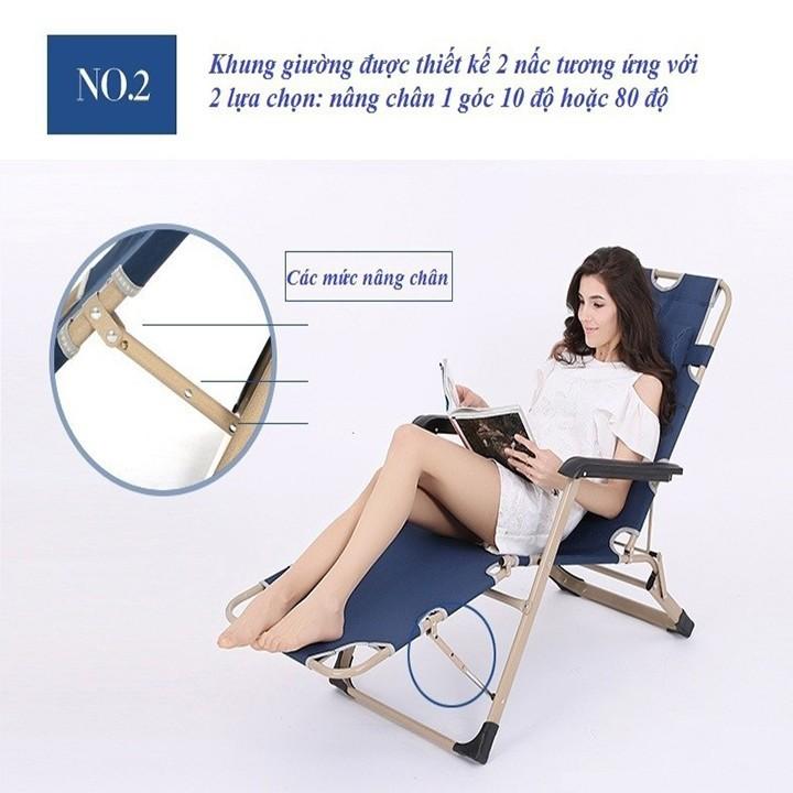 Giường ngủ văn phòng gấp gọn cao đầu 178*47*22 cm