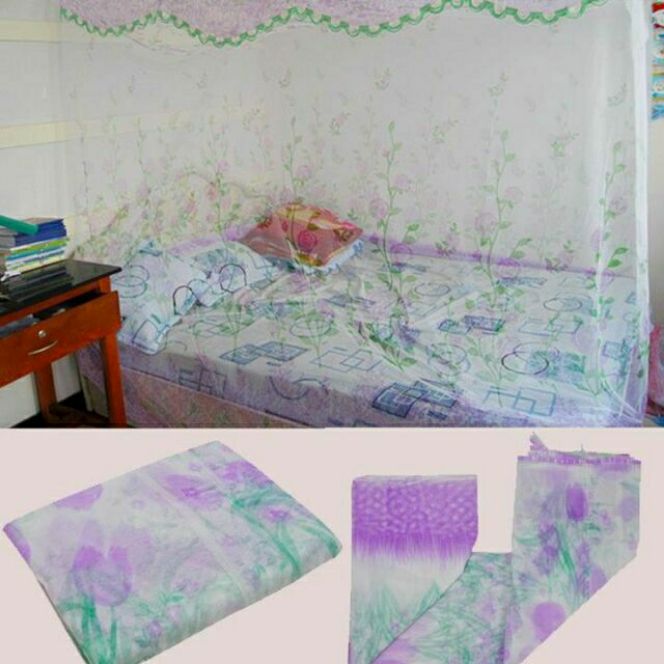 Mùng in bông 1m8x2m2 cao cấp